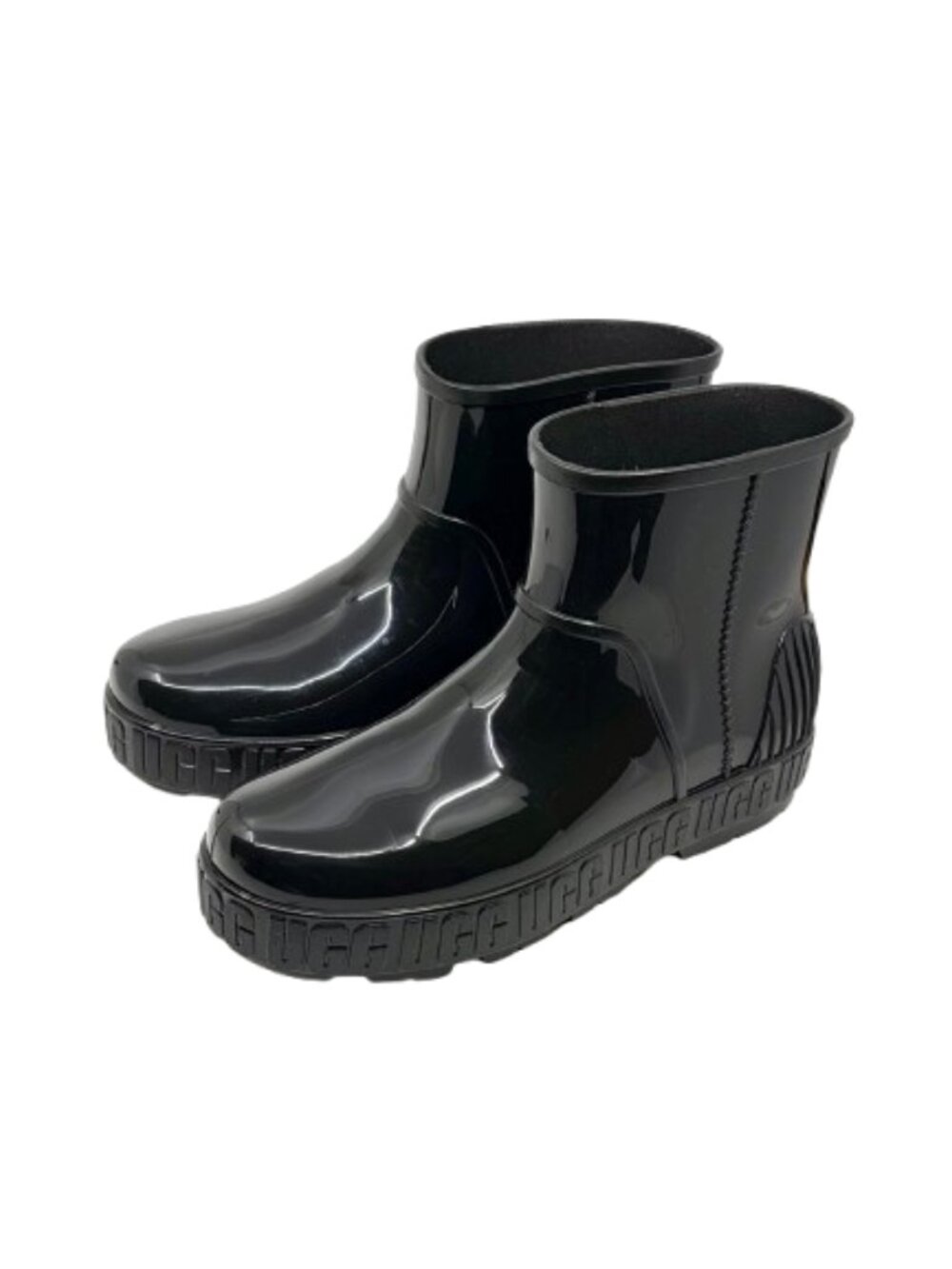 UGG~Drizlita Rain Boots - Shearling Lined - Gossy Black - Size 10 (Near New)